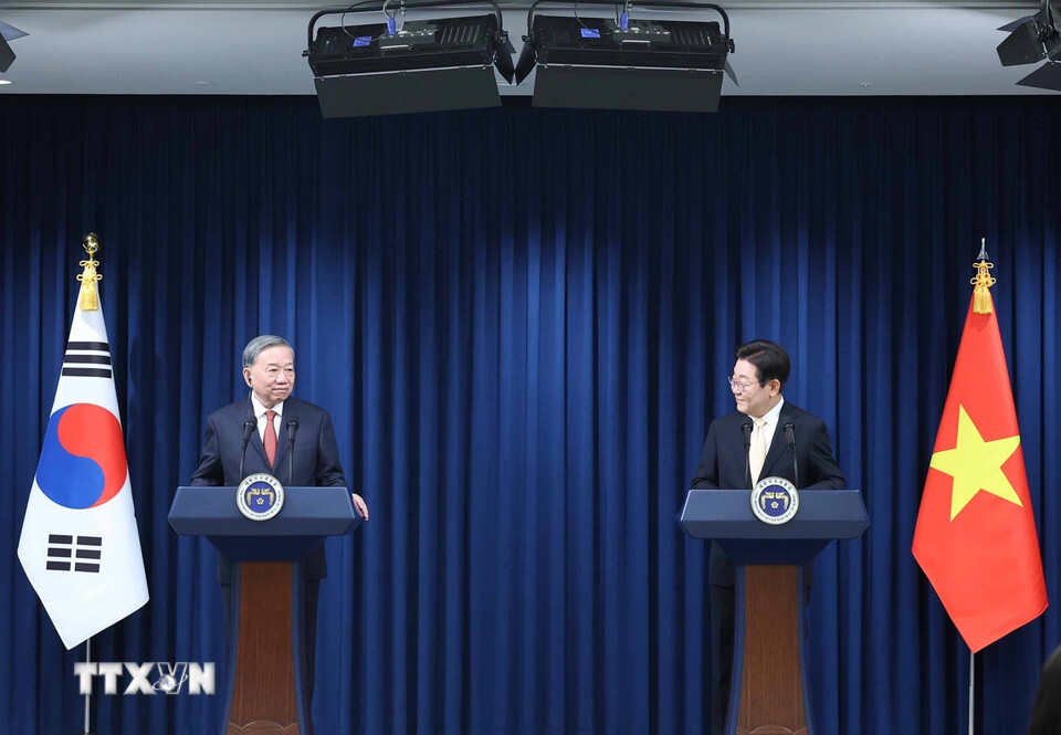 Tổng Bí thư Tô Lâm: Quan hệ Việt Nam - Hàn Quốc đã trở thành hình mẫu quan hệ đặc biệt tốt đẹp