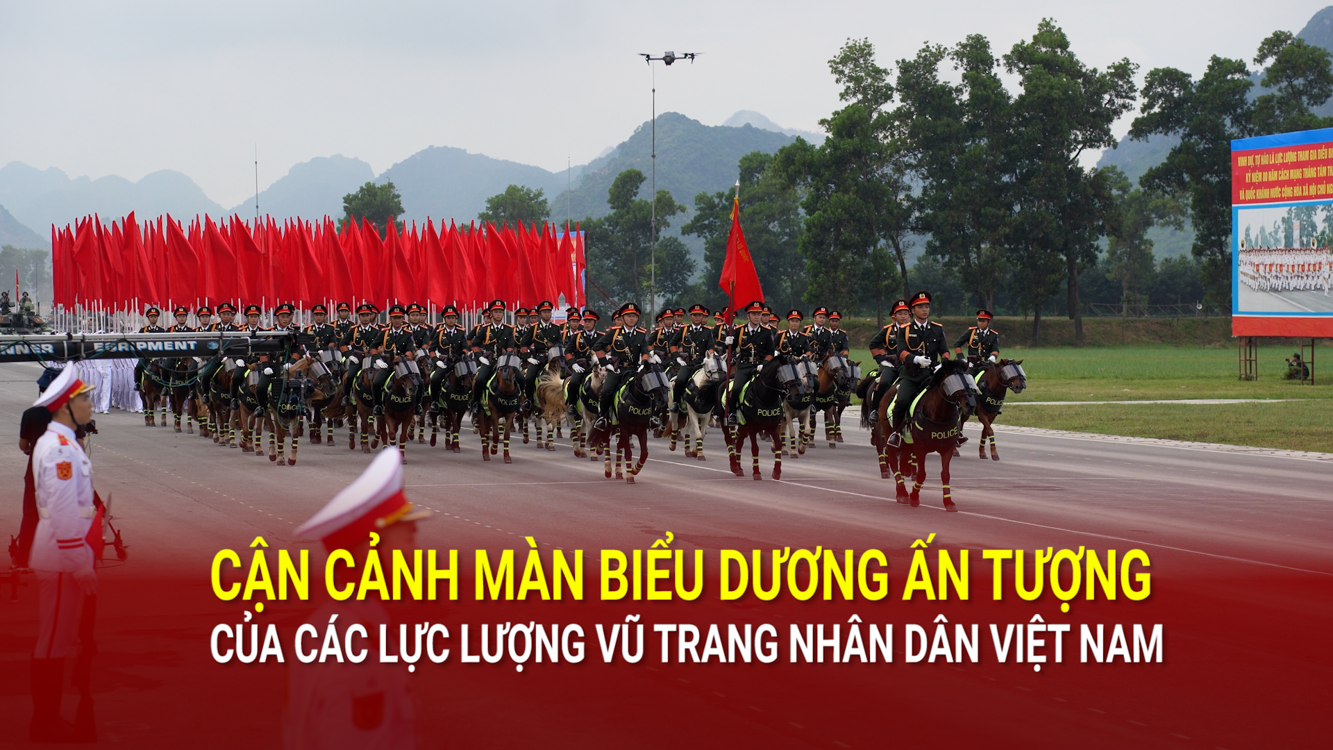 Màn hợp luyện diễu binh xứng đáng Công an, Quân đội anh hùng của dân tộc anh hùng