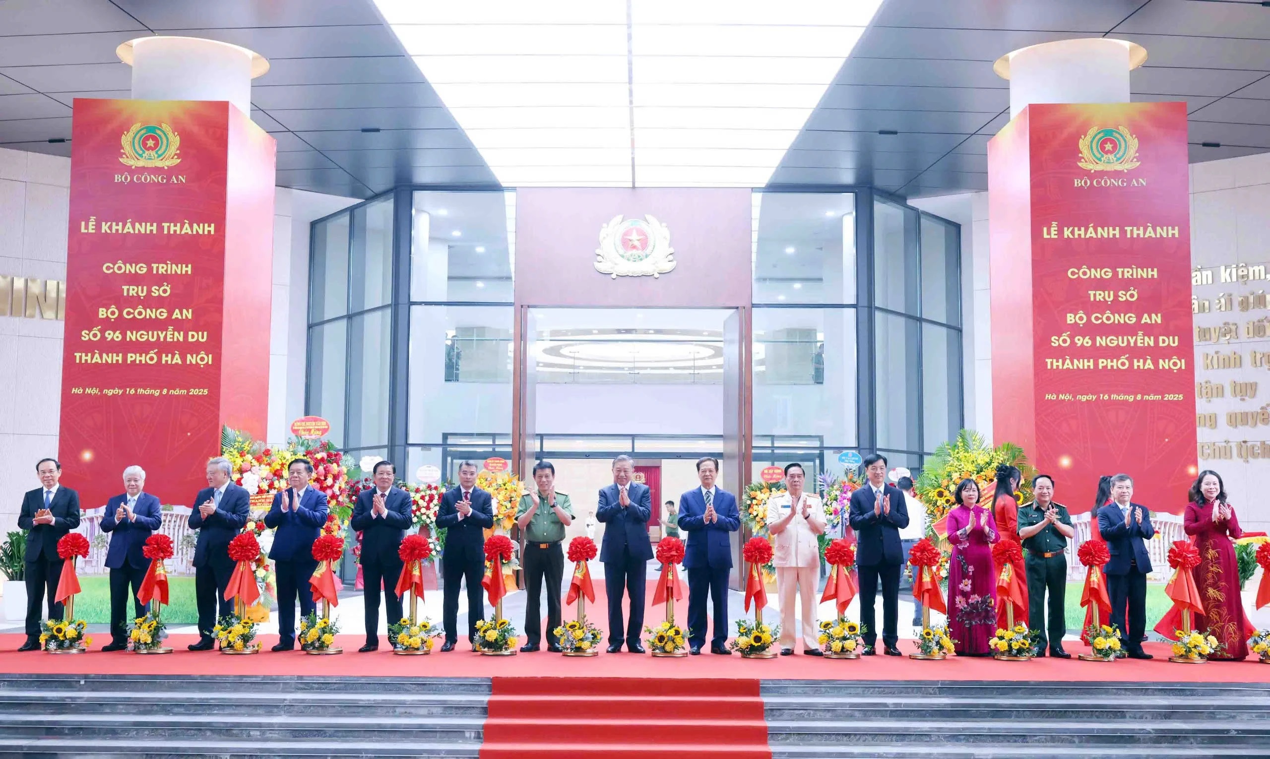 Tổng Bí thư Tô Lâm dự lễ khánh thành công trình trụ sở Bộ Công an