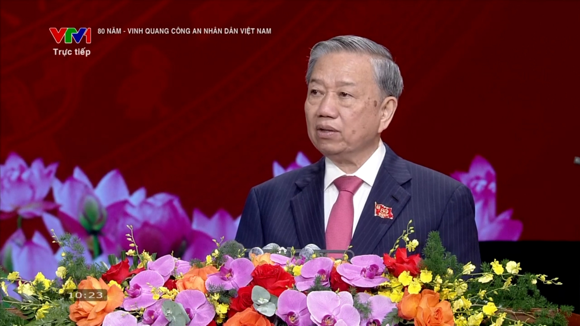 Video Tổng Bí thư Tô Lâm phát biểu tại Lễ kỷ niệm 80 năm Ngày truyền thống Công an nhân dân