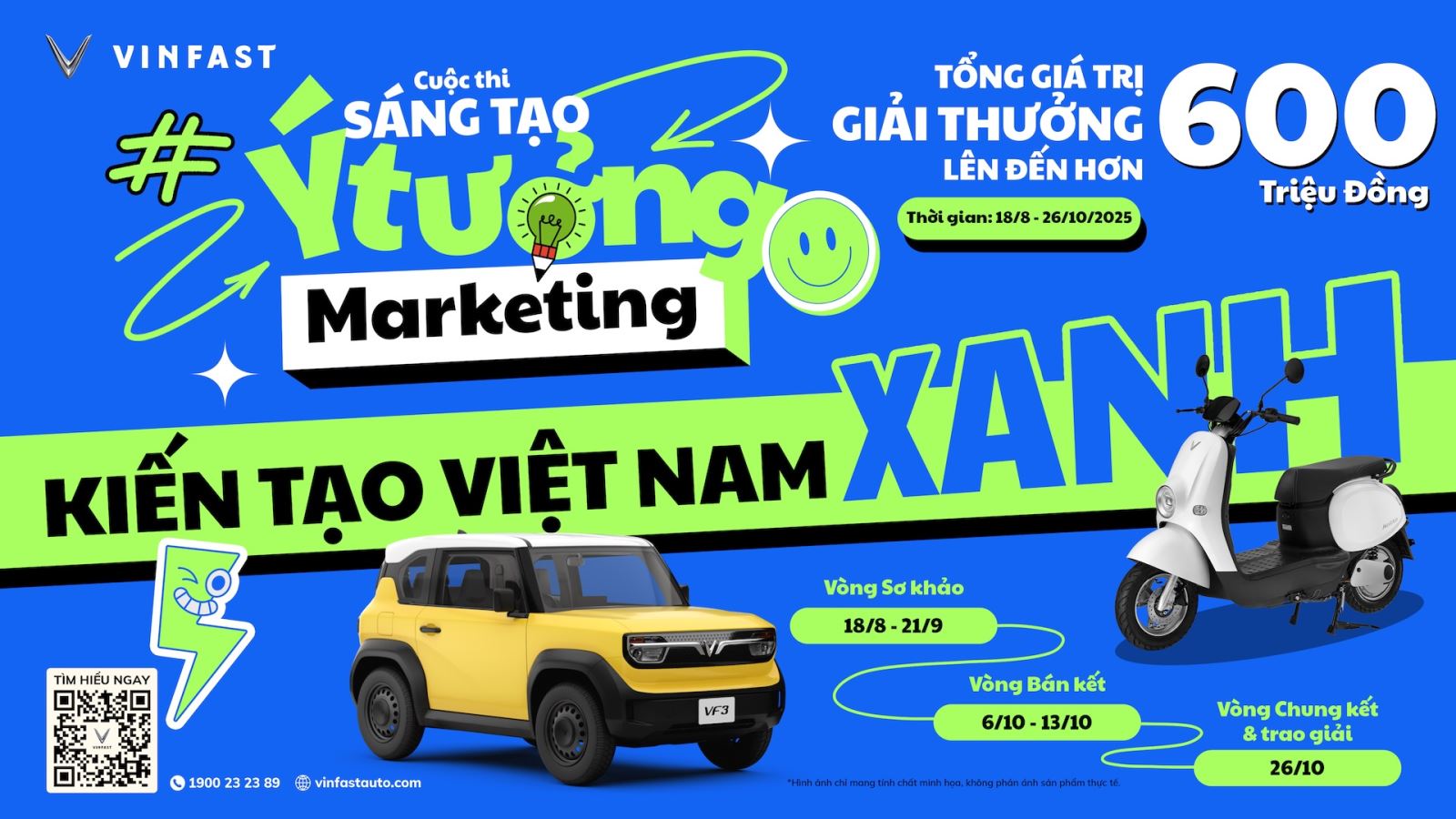 “Kiến tạo Việt Nam Xanh”- tôn vinh ý tưởng marketing đột phá