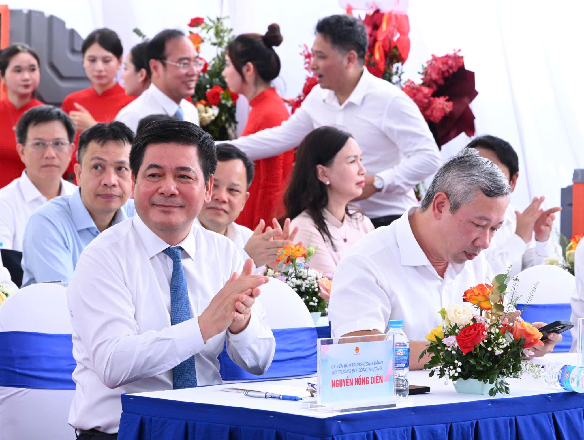 Bộ trưởng Nguyễn Hồng Diên dự lễ động thổ Trung tâm điều khiển hệ thống điện quốc gia