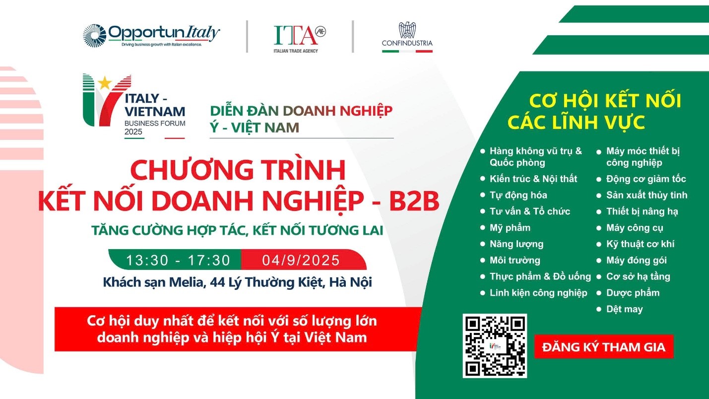 Việt Nam – Italy: Tầm nhìn mới cho hợp tác kinh tế