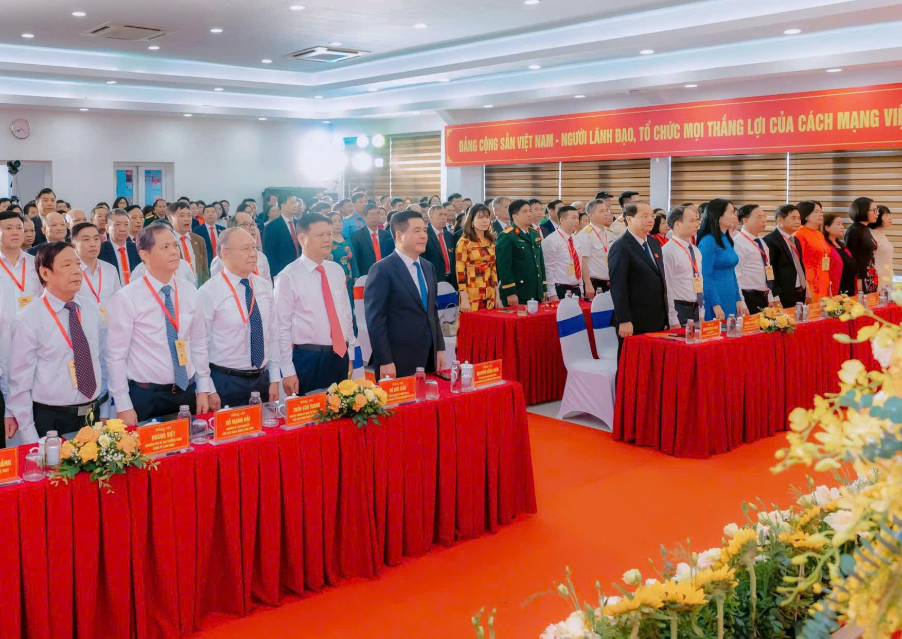 Bộ trưởng Nguyễn Hồng Diên dự  Đại hội Đảng bộ phường Phúc Lợi, TP. Hà Nội