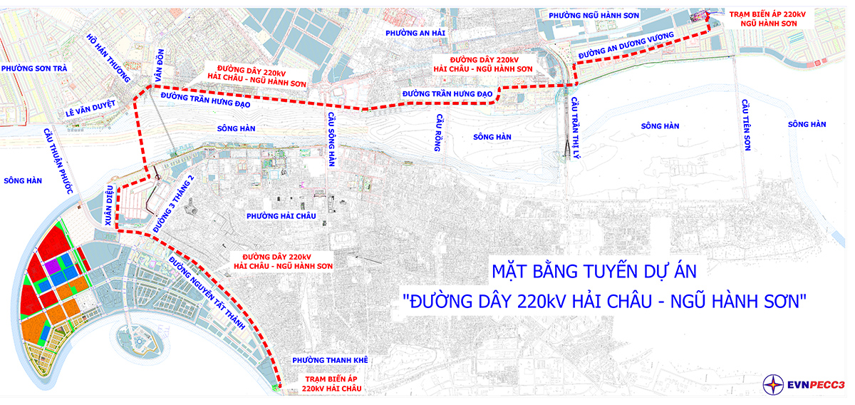 Đà Nẵng chấp thuận chủ trương đầu tư dự án truyền tải điện 220kV đầu tiên