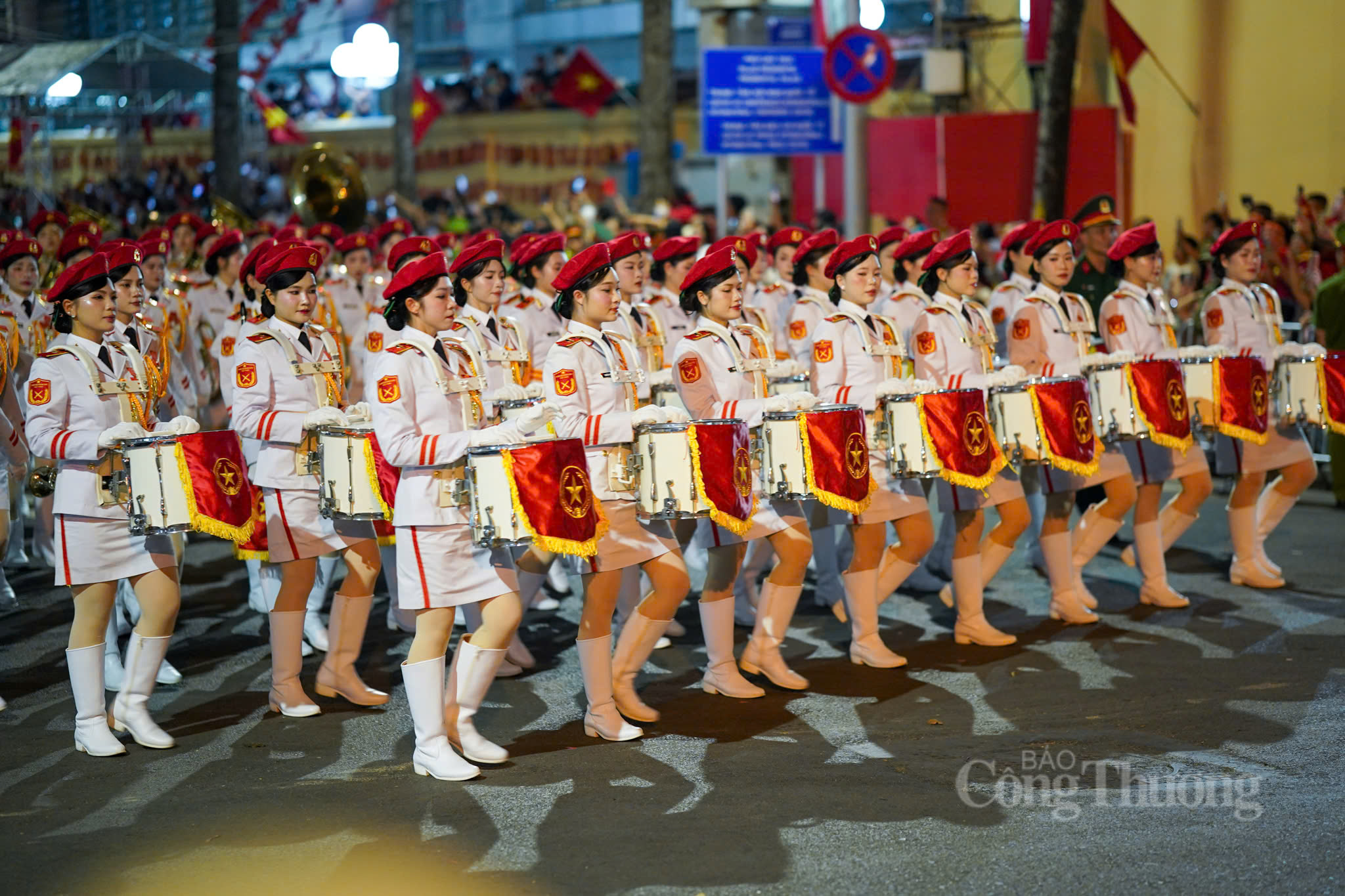 Toàn cảnh các lực lượng tham gia tổng hợp luyện diễu binh diễu hành lần 2
