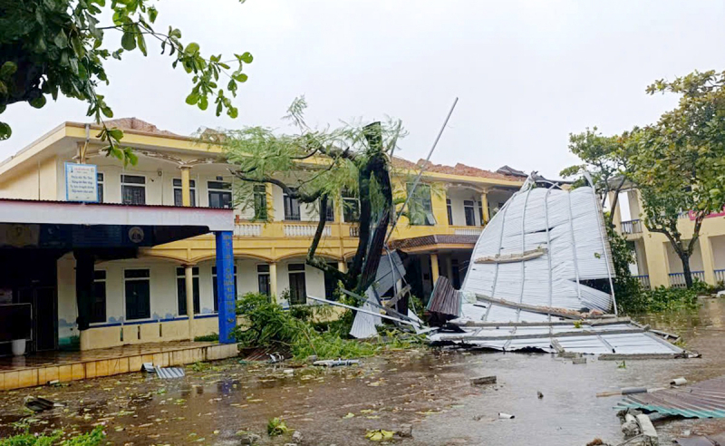 Cập nhật mới nhất thiệt hại do bão số 5 gây ra