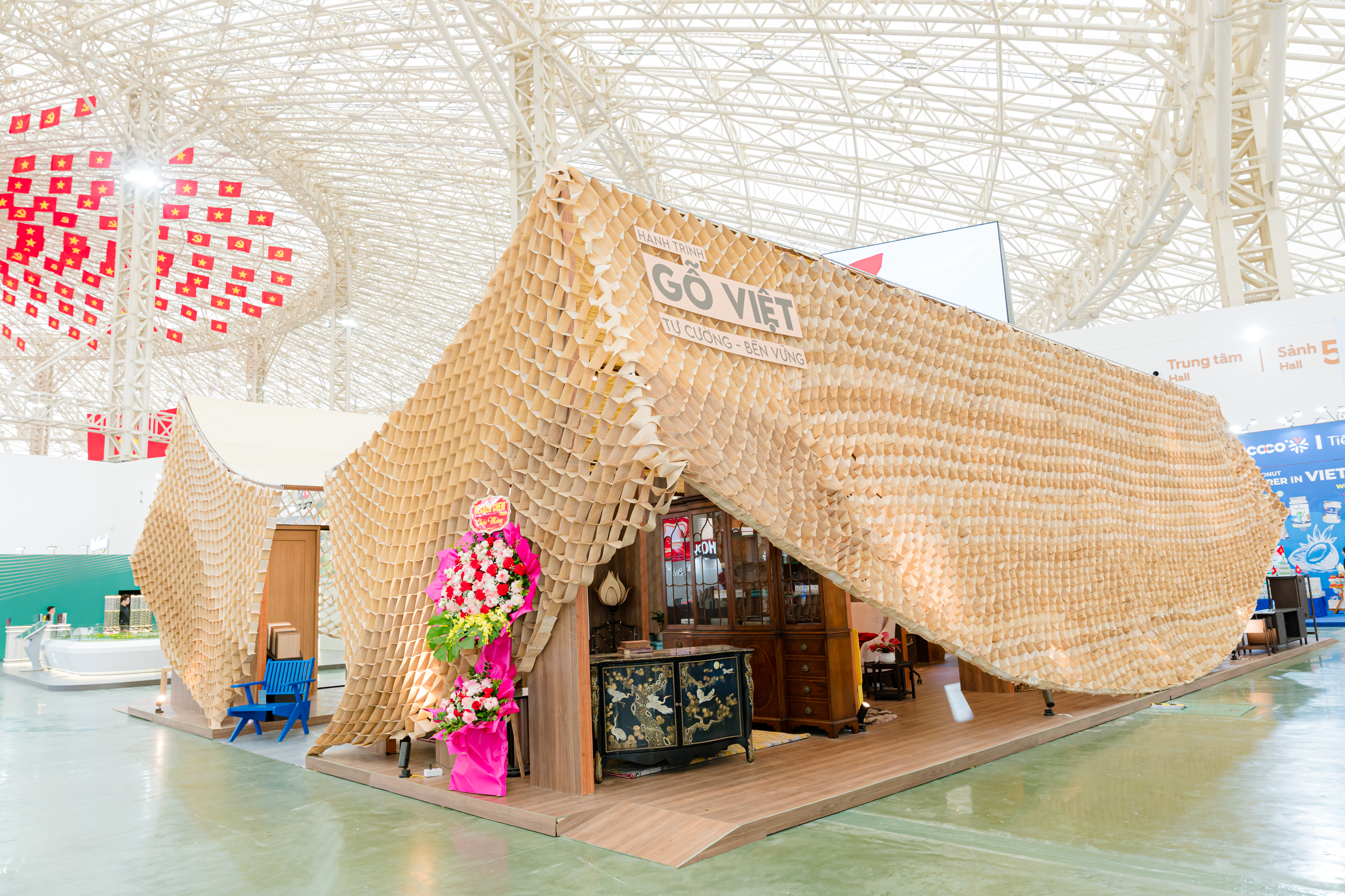 Gian hàng ngành Gỗ gây ấn tượng mạnh tại Triển lãm thành tựu đất nước nhân 80 năm Quốc khánh