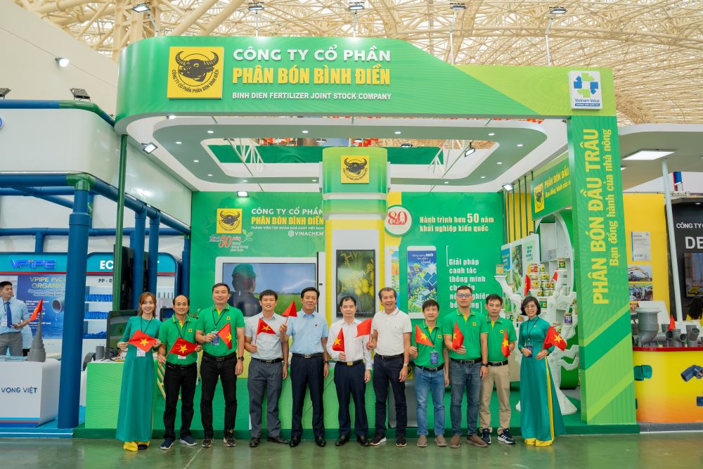 Phân bón Bình Điền khẳng định thương hiệu quốc gia tại triển lãm A80