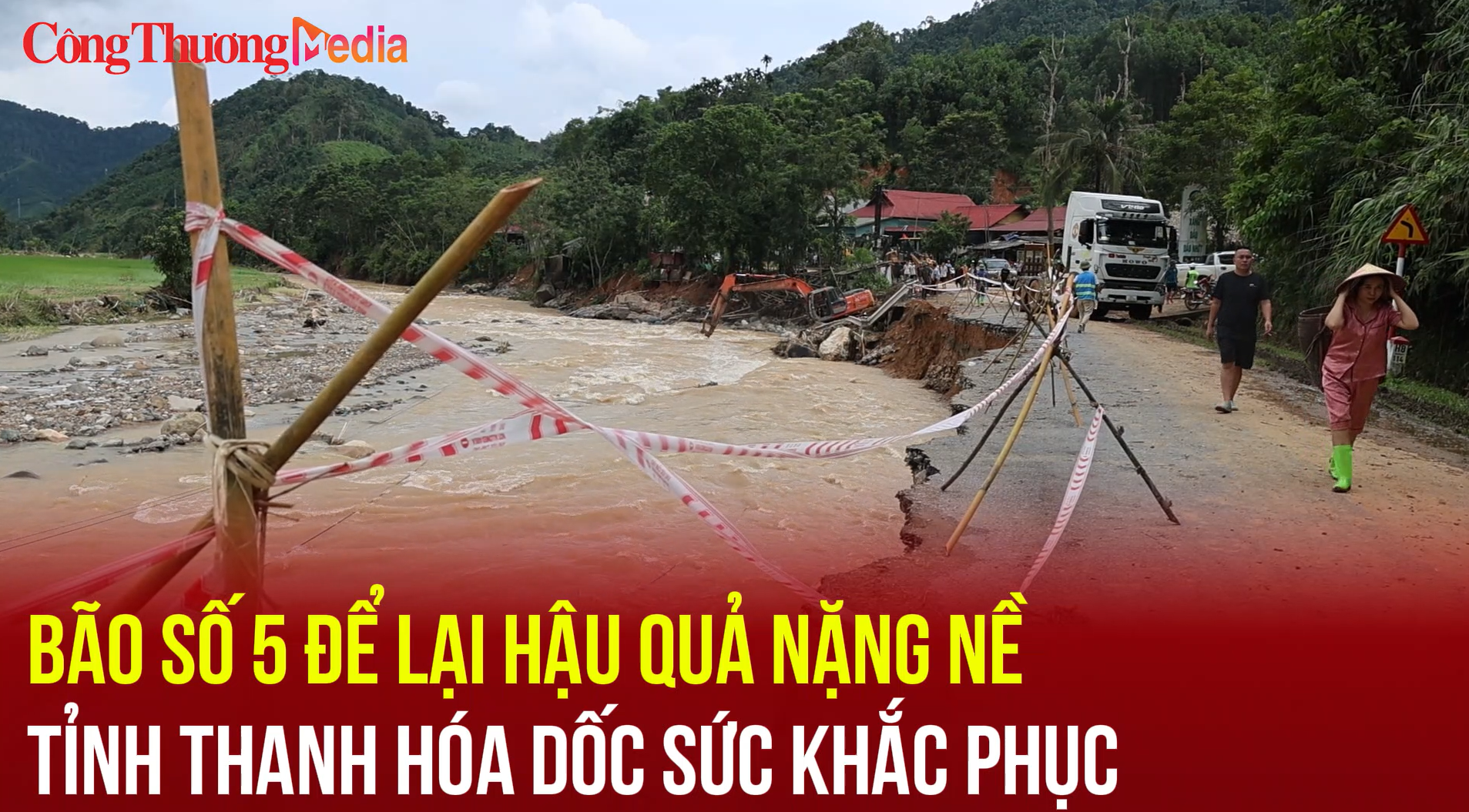 Thanh Hóa dốc sức khắc phục hậu quả bão số 5