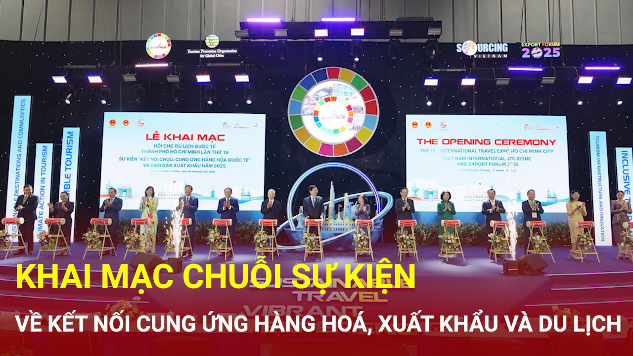 Khai mạc chuỗi sự kiện về kết nối cung ứng hàng hoá, xuất khẩu