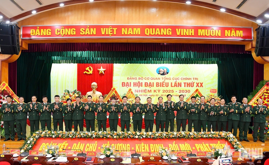 Đại hội XX: Nâng cao sức chiến đấu của Đảng bộ Tổng cục Chính trị