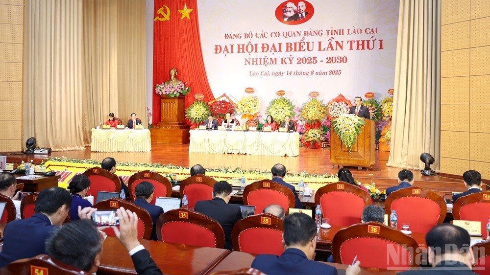 Đại hội Đảng bộ tỉnh Lào Cai diễn ra từ ngày 28 - 30/9/2025