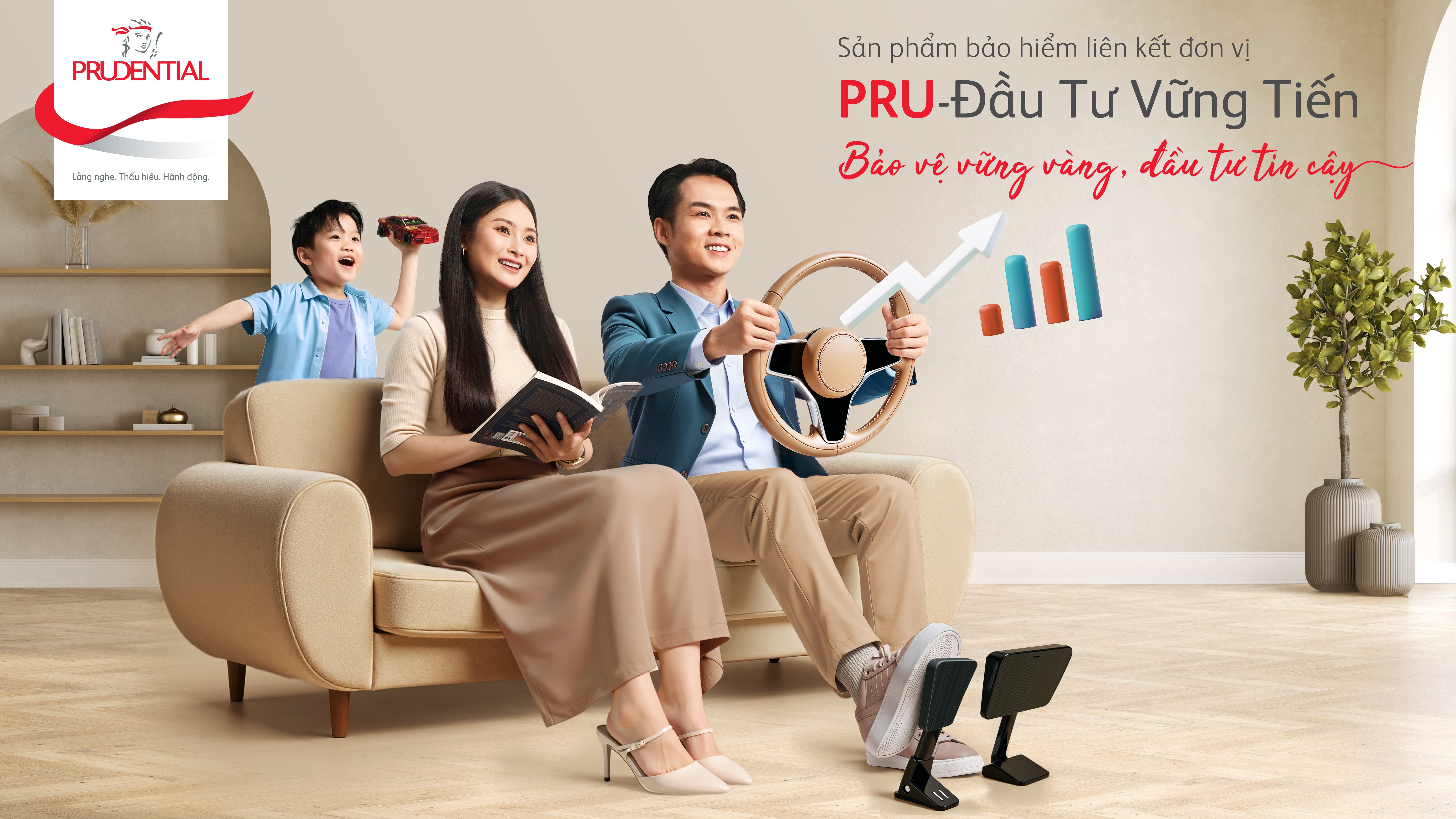 Prudential Việt Nam ra mắt sản phẩm bảo hiểm liên kết đơn vị PRU-Đầu tư Vững tiến