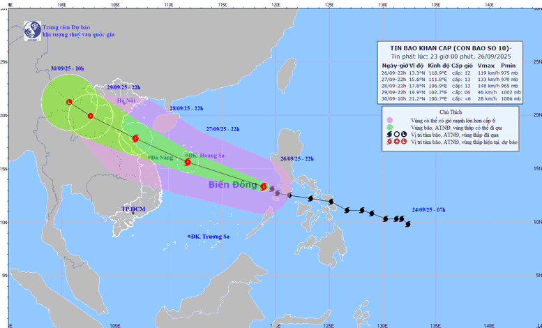 Ứng phó bão số 10, Thủ tướng yêu cầu không để bị động, bất ngờ