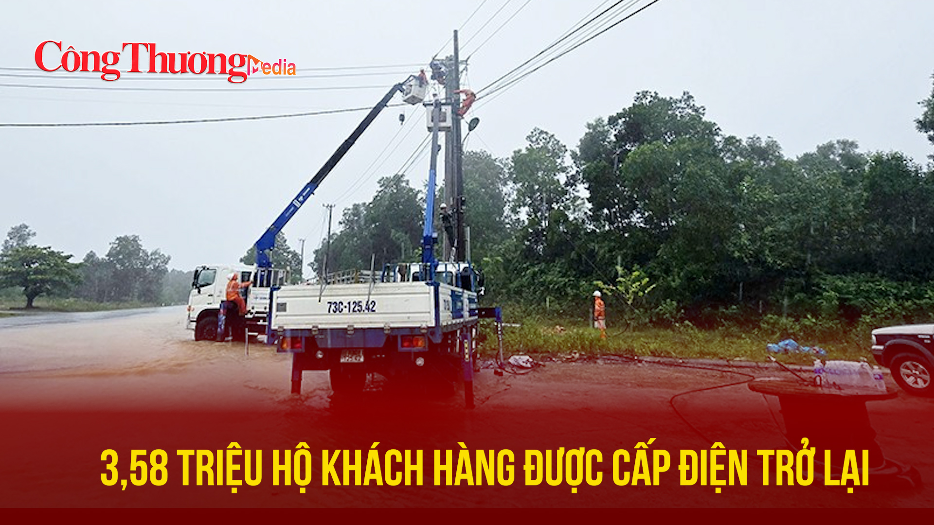 3,58 triệu hộ khách hàng được cấp điện trở lại