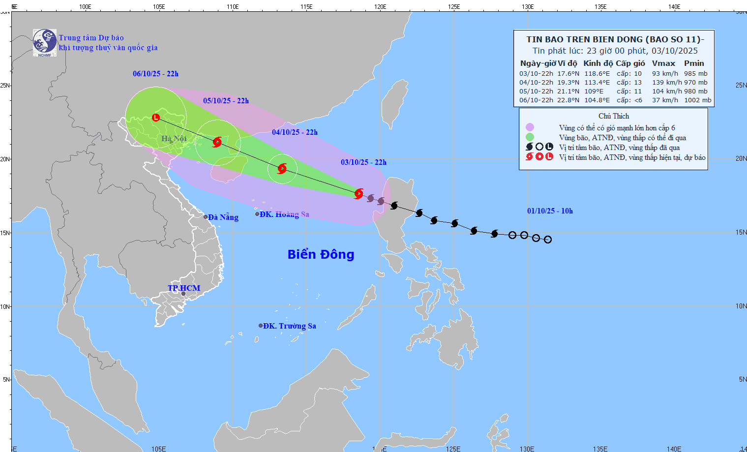 Thủ tướng yêu cầu chủ động ứng phó với cơn bão số 11