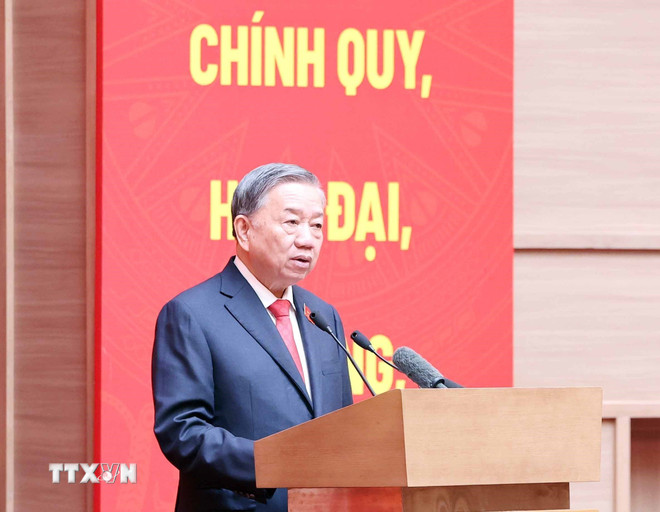 Tổng Bí thư dự và chỉ đạo Đại hội Đảng bộ Công an Trung ương