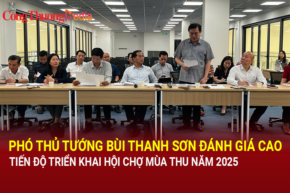 Phó Thủ tướng Bùi Thanh Sơn đánh giá cao tiến độ triển khai Hội chợ Mùa Thu 2025
