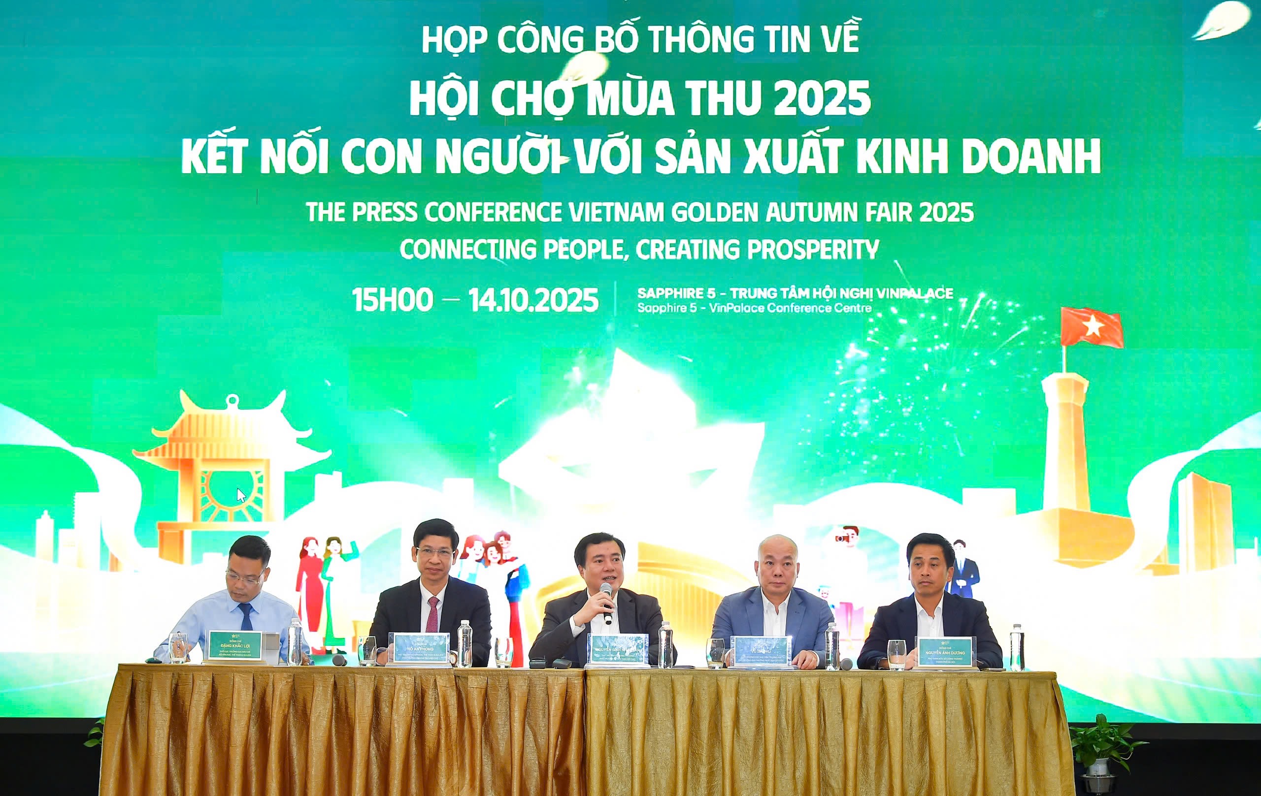 Họp báo Hội chợ Mùa Thu 2025: Sẵn sàng cho 'siêu hội chợ quốc gia'