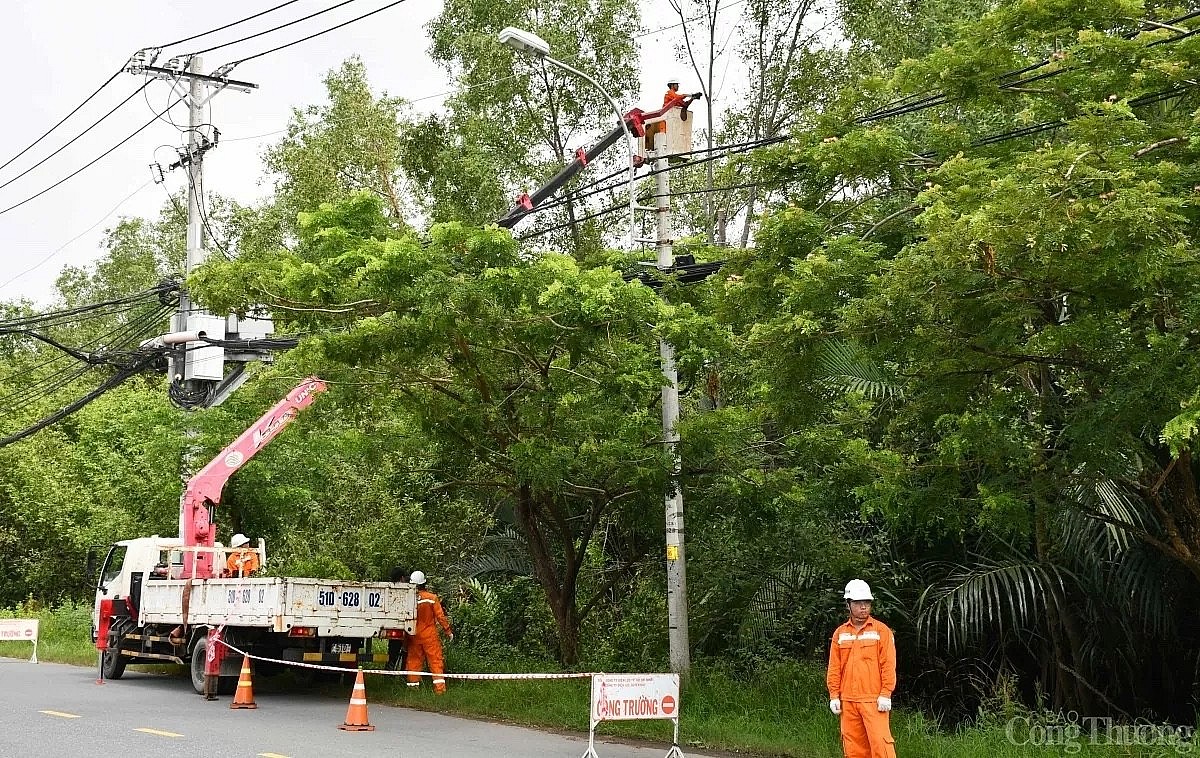 TP. Hồ Chí Minh : Chủ động ứng phó đảm bảo an toàn điện mùa mưa bão 