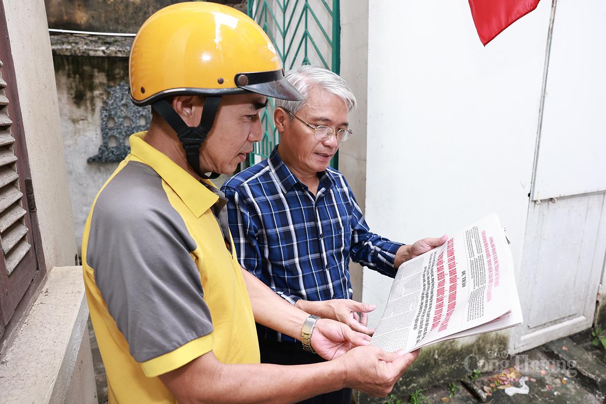 Gần 110.000 phụ trương văn kiện Đại hội XIV được chuyển đến người dân