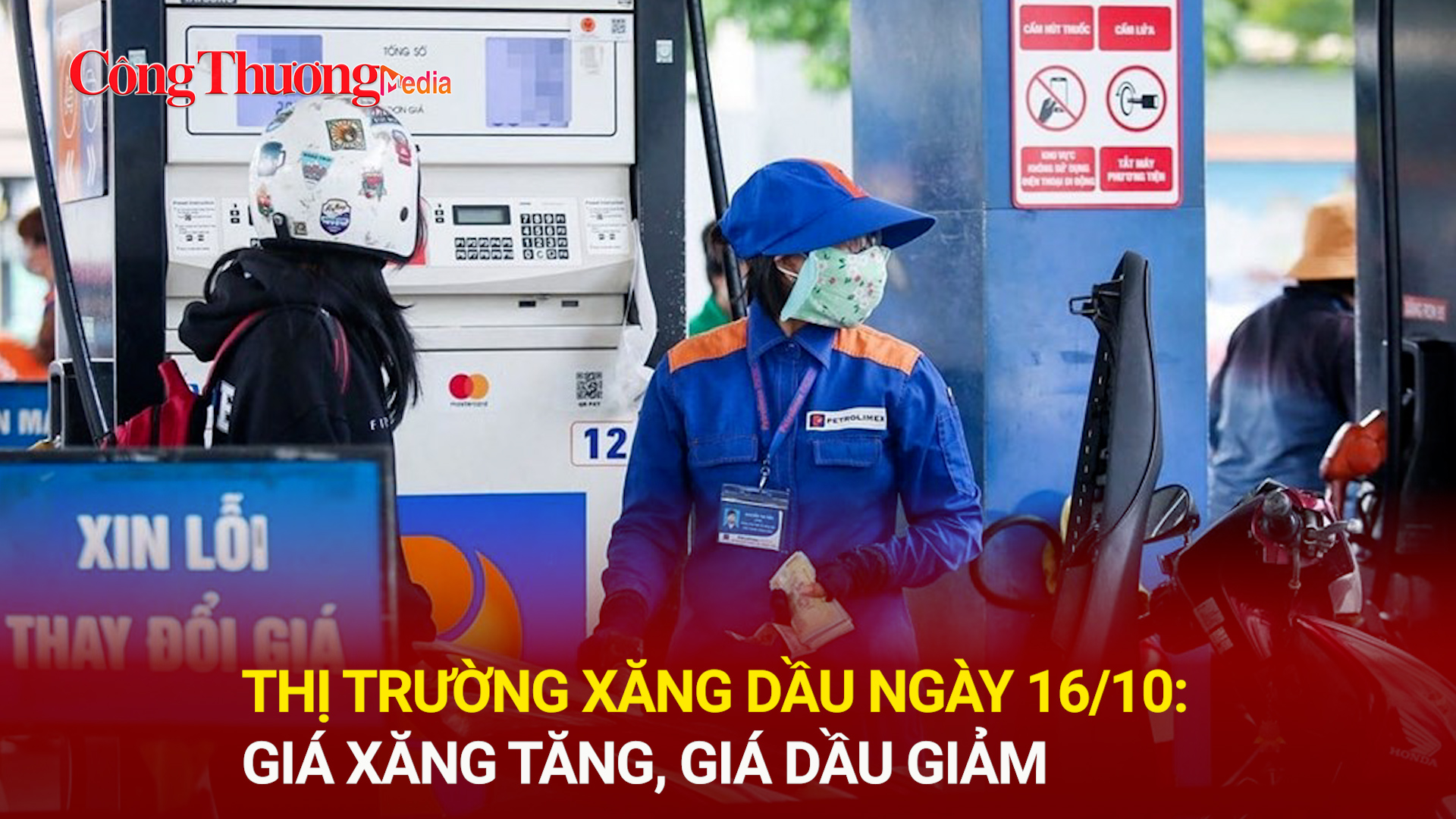 Thị trường xăng dầu ngày 16/10: Giá xăng tăng, giá dầu giảm