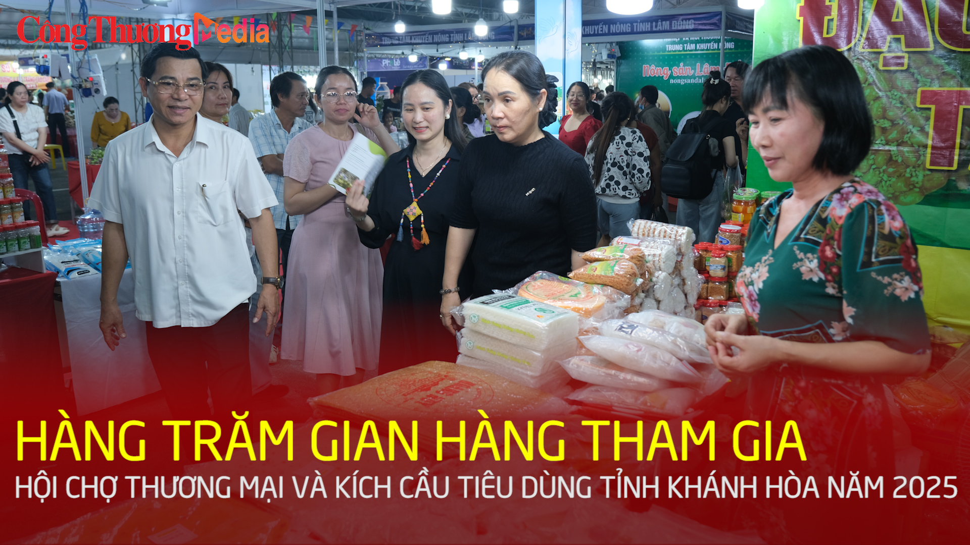 Hàng trăm gian hàng tham gia Hội chợ thương mại và kích cầu tiêu dùng tỉnh Khánh Hòa năm 2025