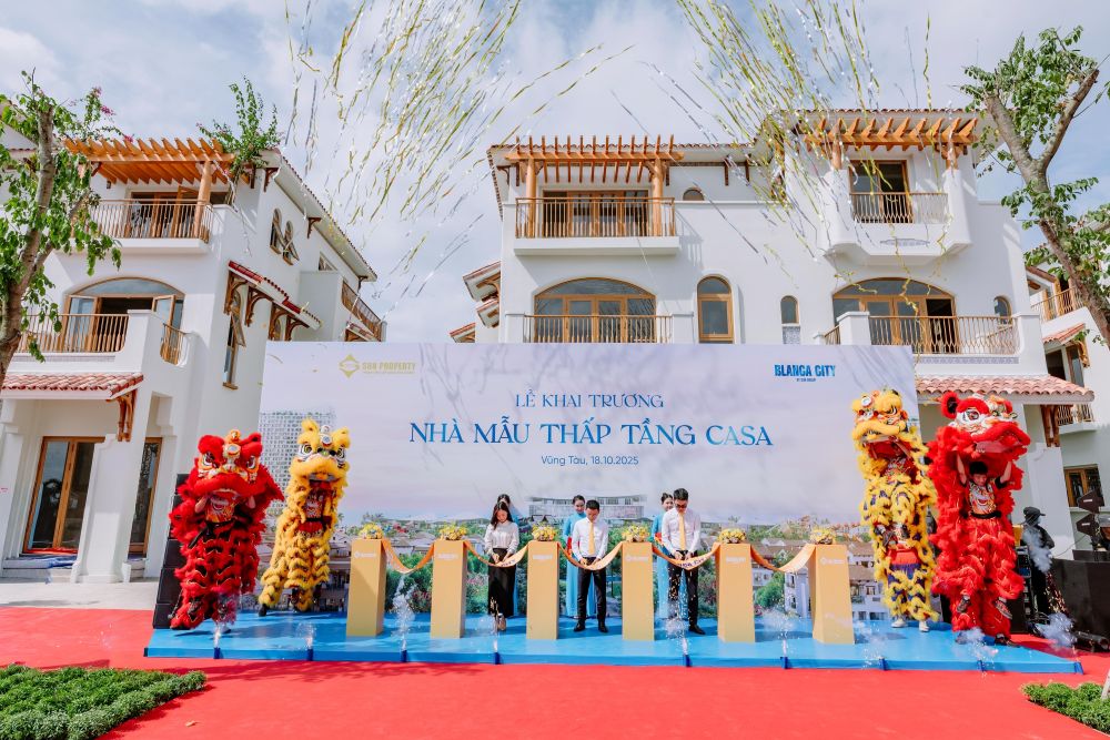 Đô thị Sun Group Vũng Tàu khai trương nhà mẫu thấp tầng Casa