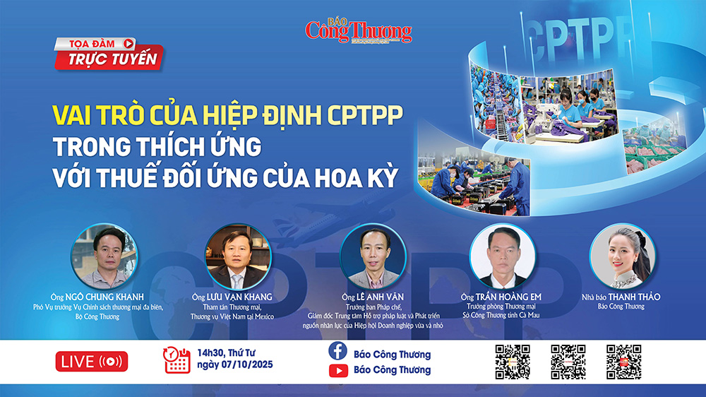 Vai trò của Hiệp định CPTPP trong thích ứng thuế đối ứng của Hoa Kỳ