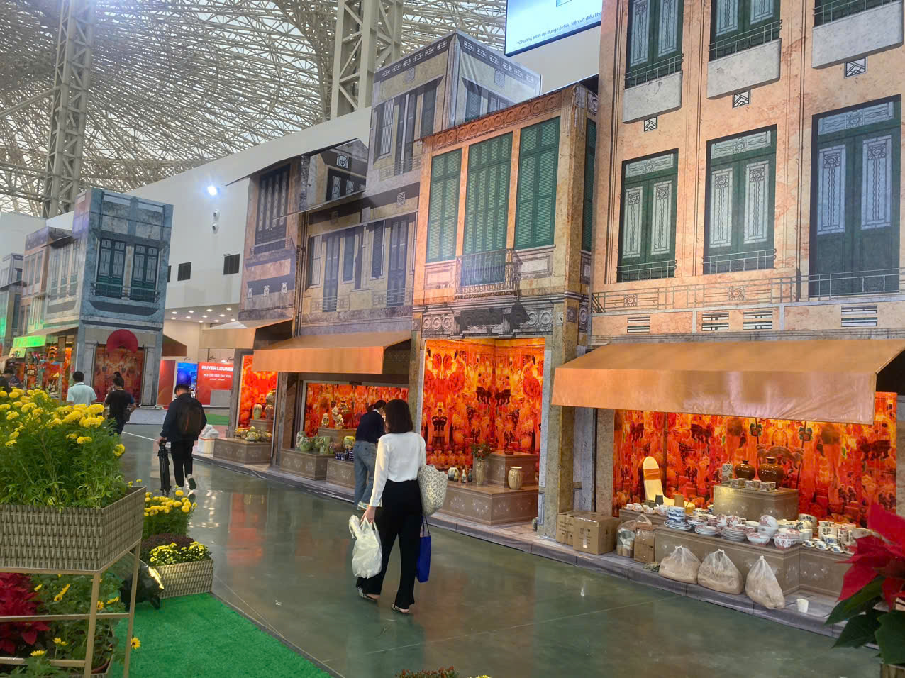 Định hình không gian phố 'Thu Hà Nội' tại Hội chợ Mùa Thu 