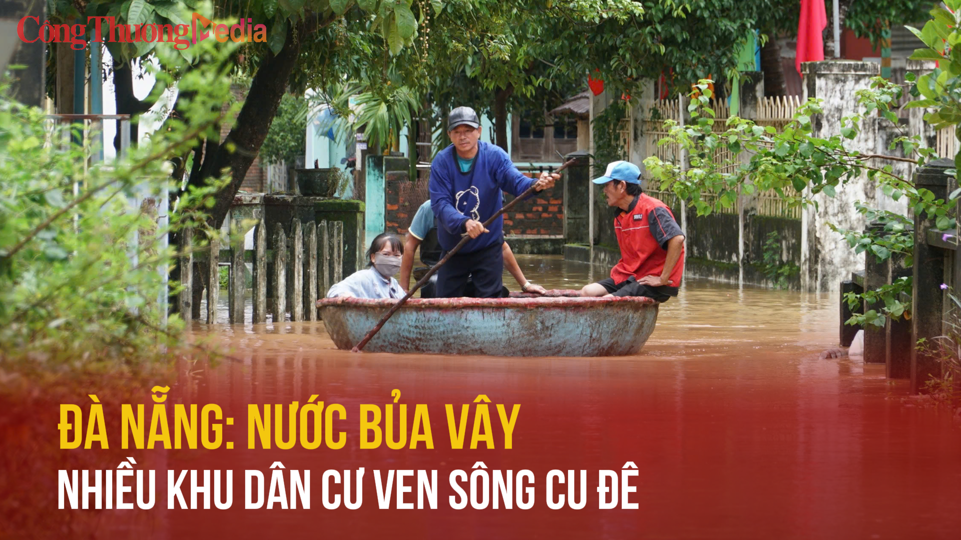 Đà Nẵng: Nước bủa vây nhiều khu dân cư ven sông Cu Đê
