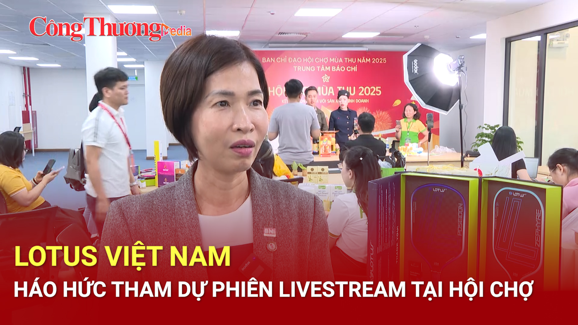 Lotus Việt Nam háo hức tham dự phiên livestream tại Hội chợ Mùa Thu