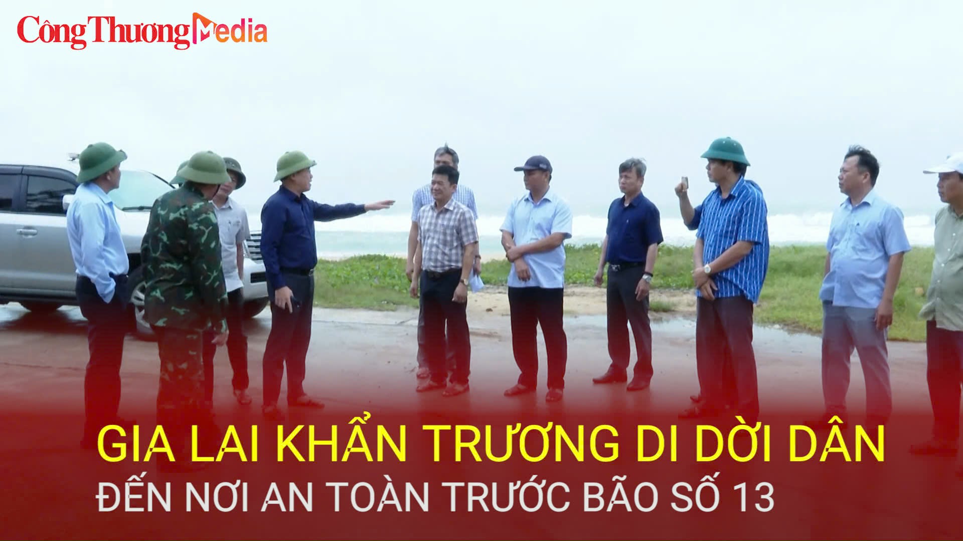 Gia Lai khẩn trương di dời dân đến nơi an toàn trước bão số 13