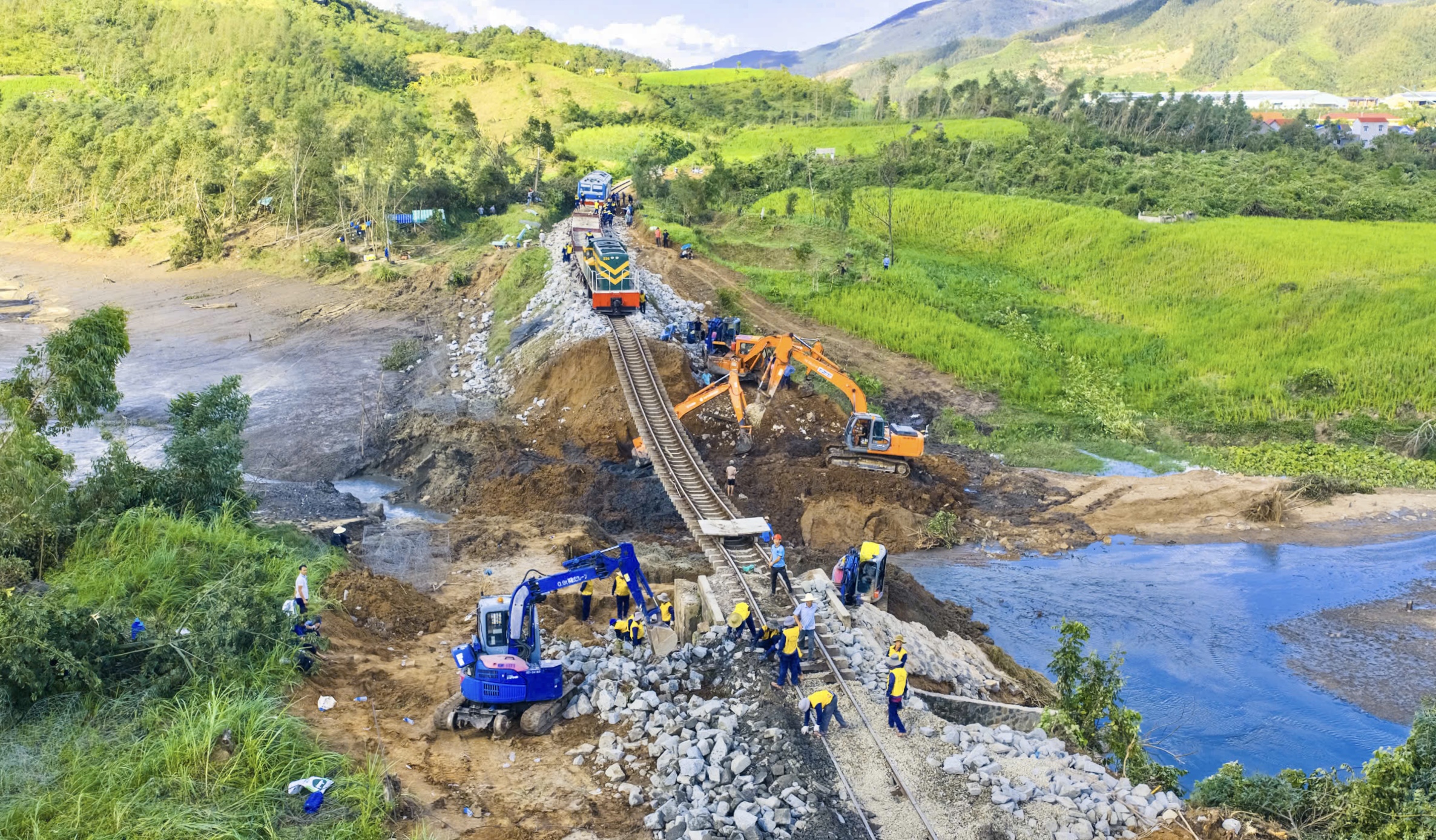 Gấp rút thông tuyến đường sắt Bắc - Nam đoạn qua Gia Lai, Đắk Lắk