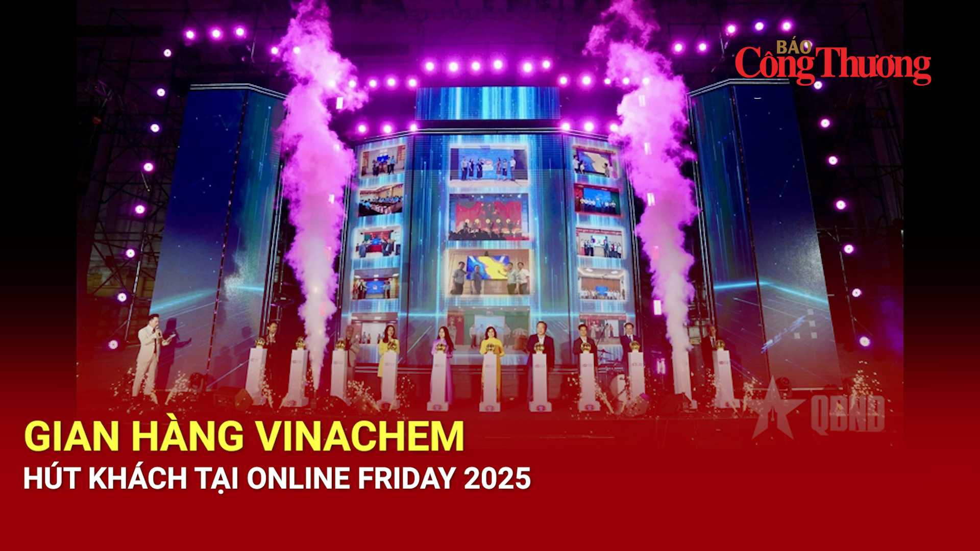 Gian hàng Vinachem hút khách tại Online Friday 2025 