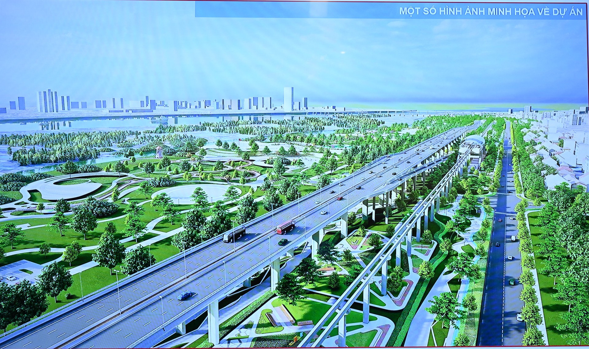 Định hình trục đại lộ sông Hồng kết nối khu đô thị thể thao Olympic