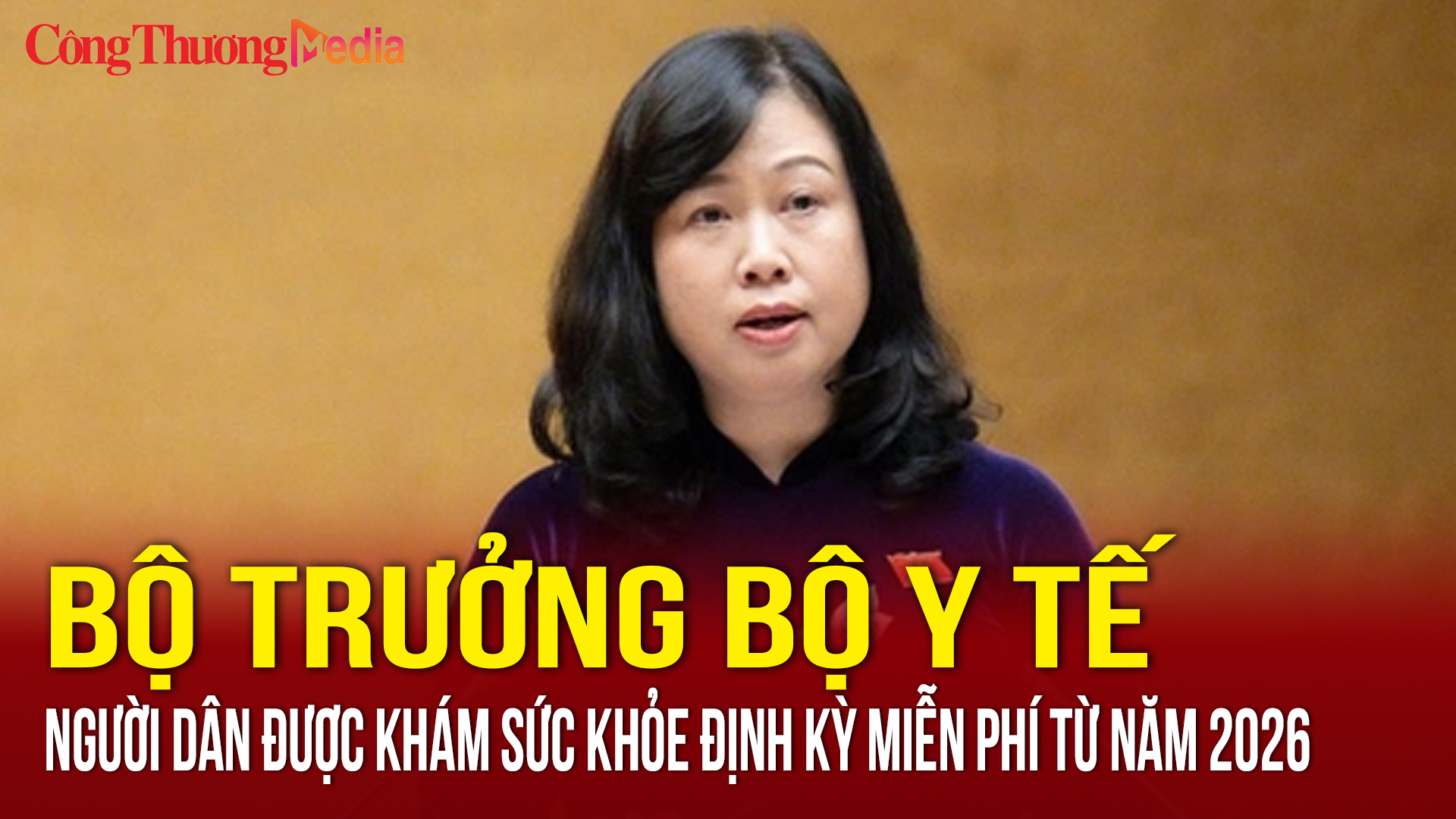 Bộ trưởng Bộ Y tế: Người dân được khám sức khỏe định kỳ miễn phí từ năm 2026