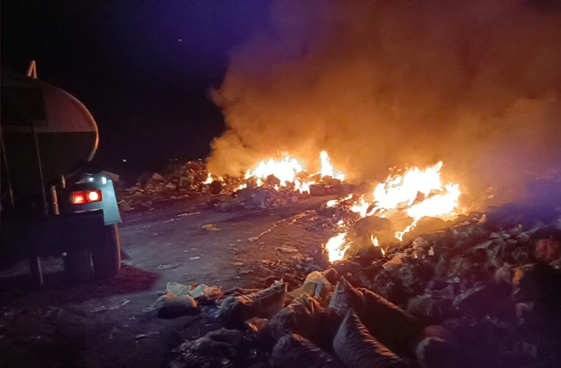 Xã Phú Nghĩa khẳng định khắc phục, xử lý nghiêm tình trạng đổ trộm, đốt rác