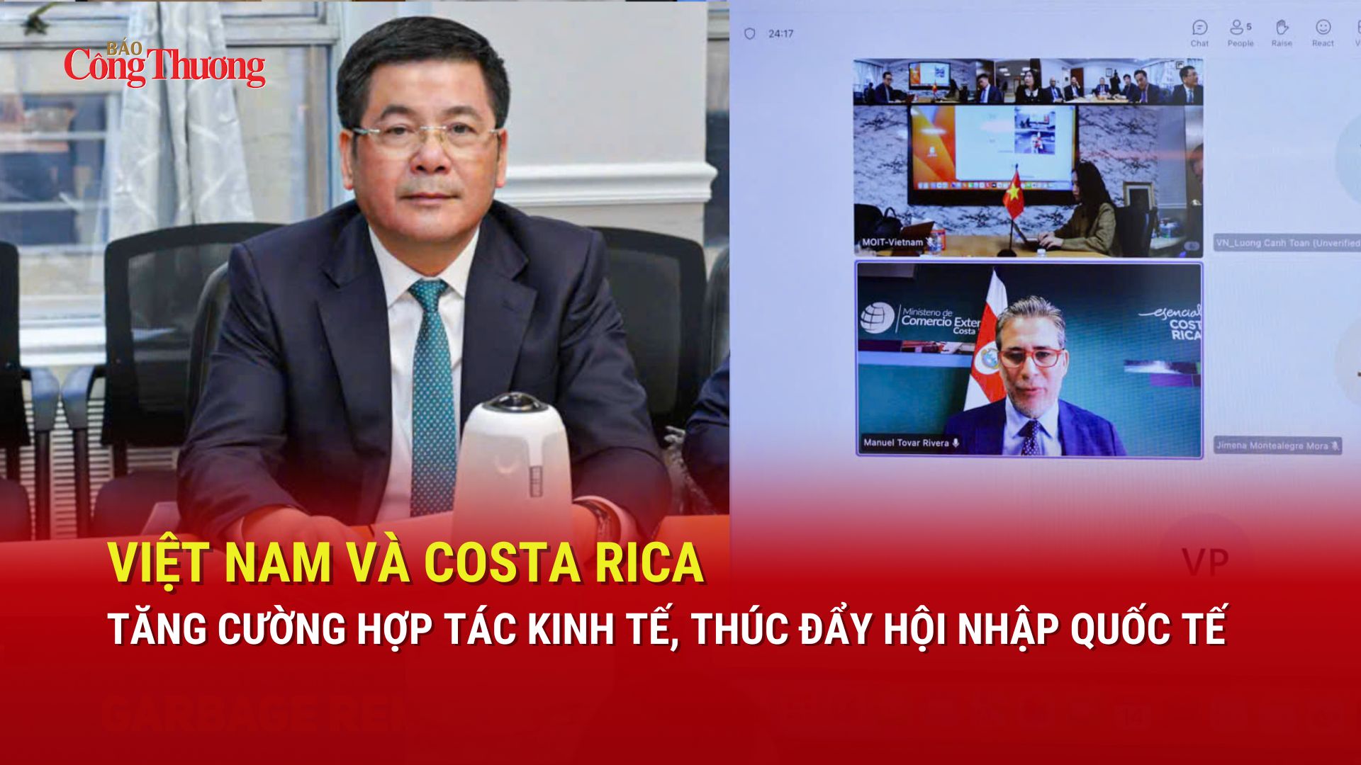 Việt Nam và Costa Rica tăng cường hợp tác kinh tế, thúc đẩy hội nhập quốc tế