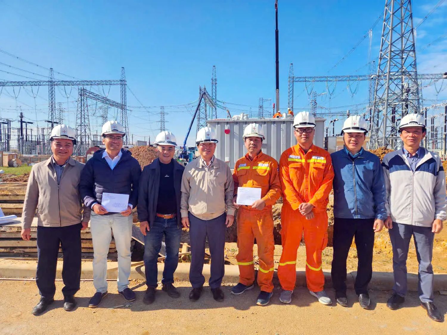 PTC1 tăng tốc thi công lắp kháng bù ngang trạm biến áp 500kV Thanh Hóa