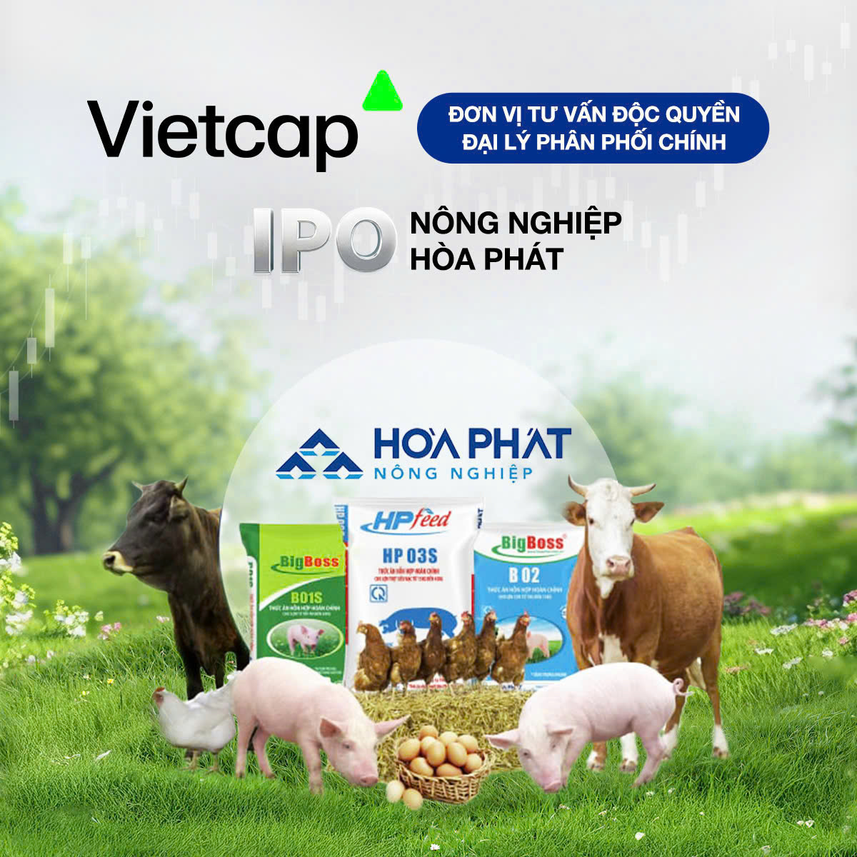 Nông nghiệp Hoà Phát (HPA): IPO 30 triệu cổ phiếu, giá 41.900 đồng/cp