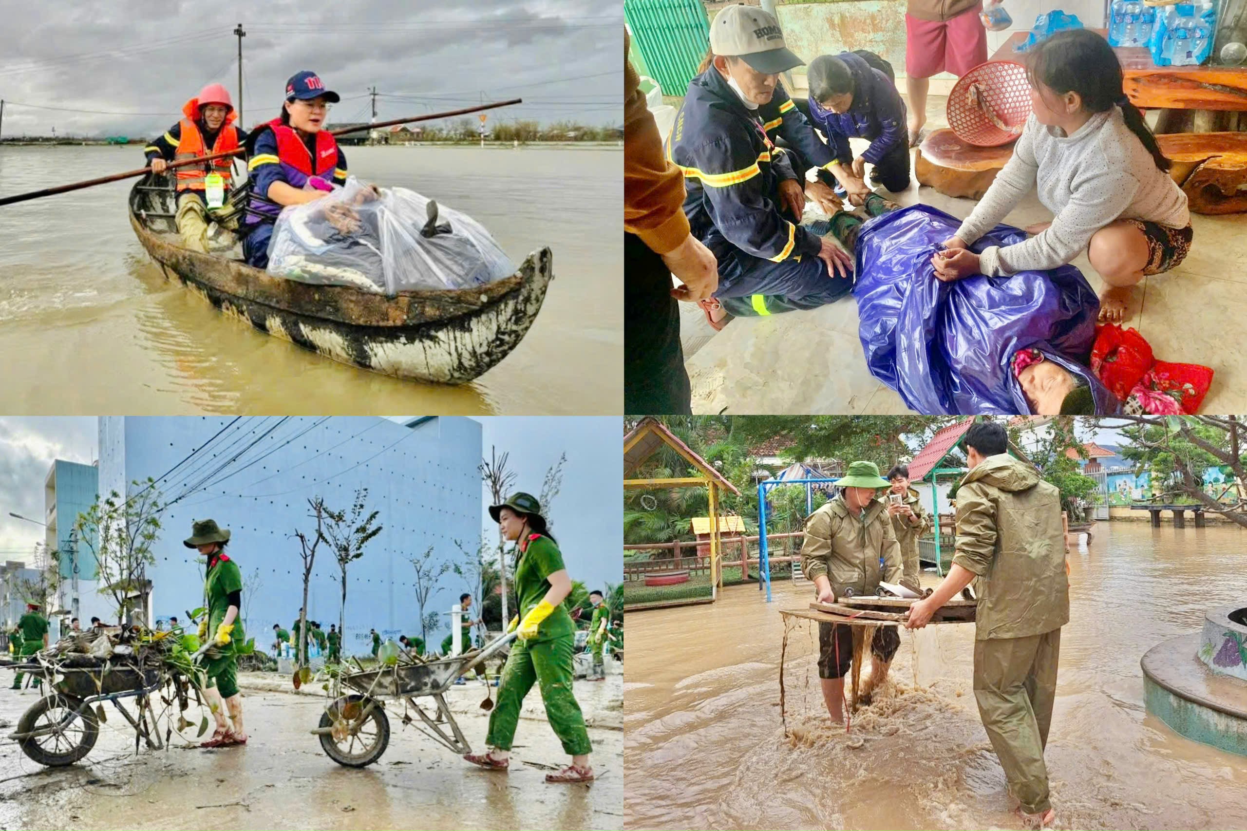 Bộ Công an tăng cường lực lượng hỗ trợ Gia Lai khắc phục hậu quả lũ