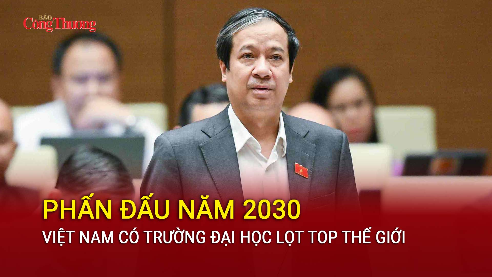 Phấn đấu năm 2030 Việt Nam có trường đại học lọt top thế giới
