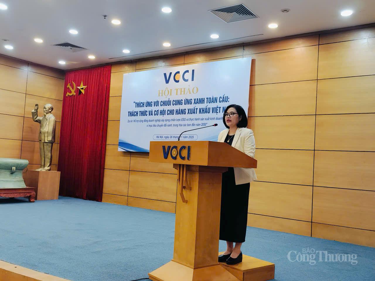 Doanh nghiệp xuất khẩu thích ứng với chuỗi cung ứng xanh toàn cầu