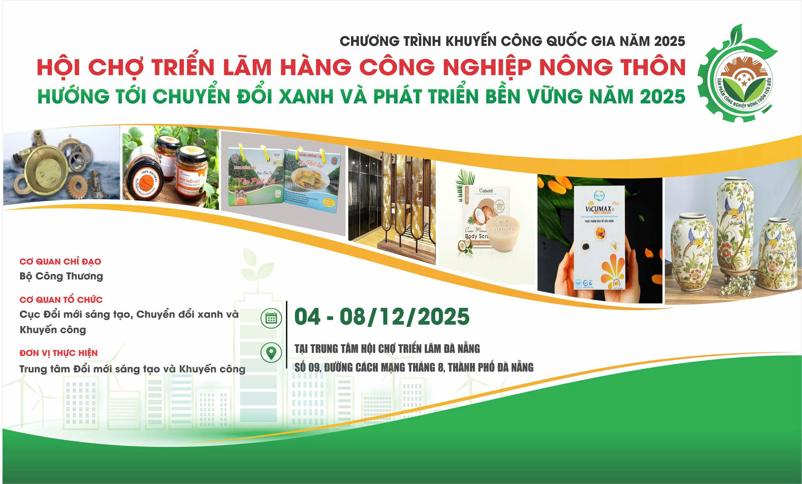 Hội chợ triển lãm hàng công nghiệp nông thôn hướng đến chuyển đổi xanh và phát triển bền vững năm 2025