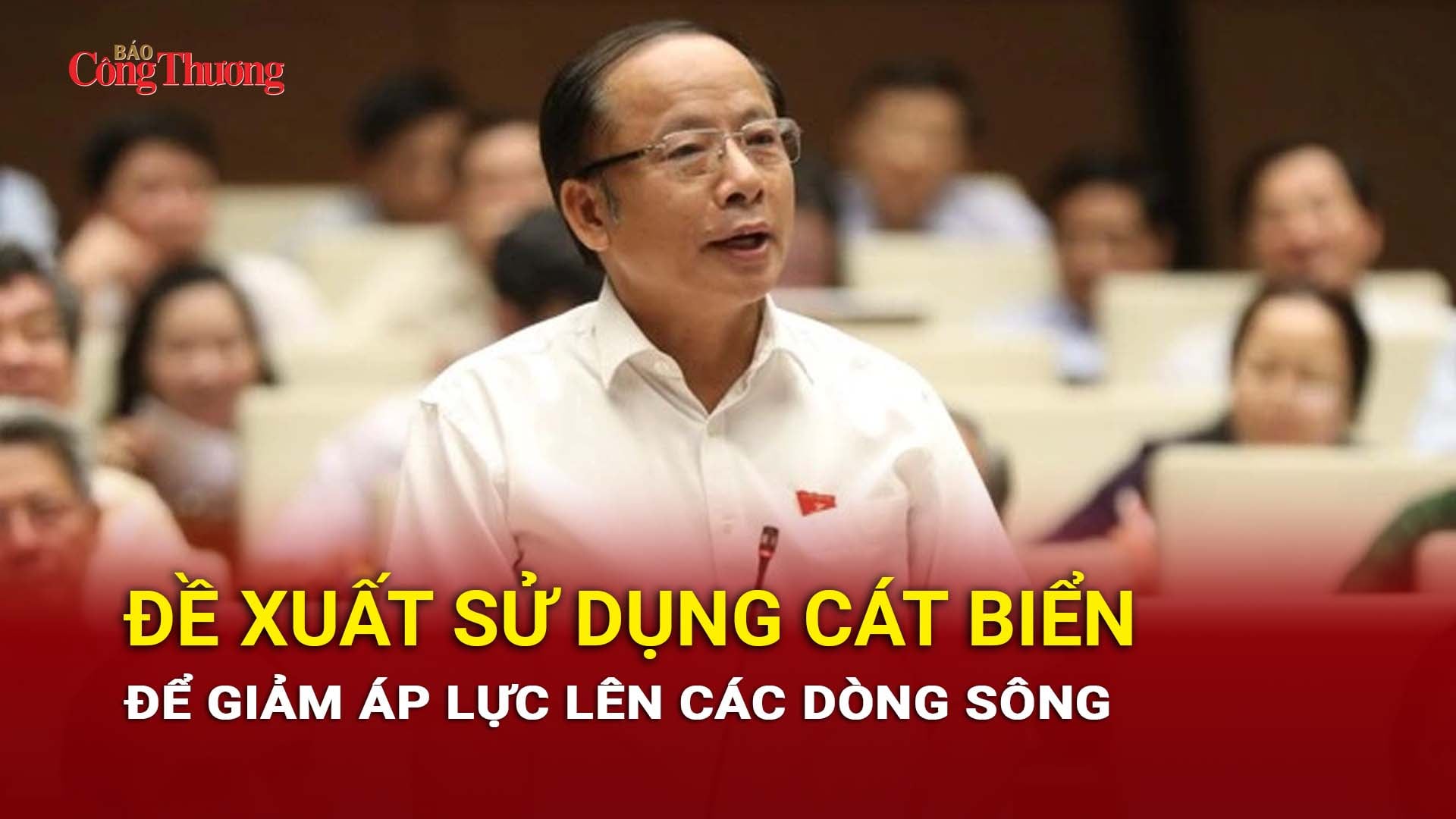 Đề xuất sử dụng cát biển để giảm áp lực lên các dòng sông 