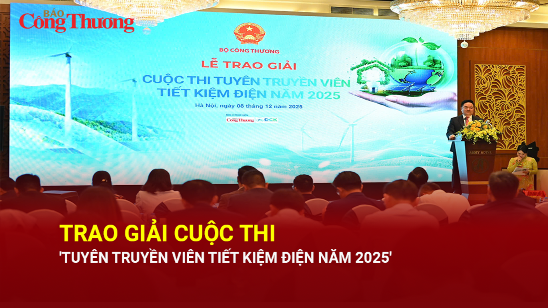 Trao giải Cuộc thi 'Tuyên truyền viên tiết kiệm điện năm 2025'
