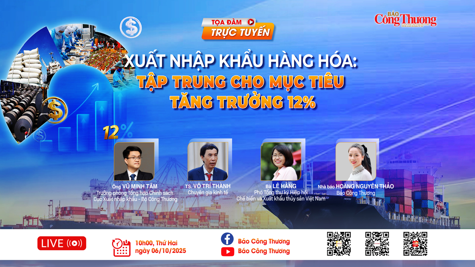 Xuất nhập khẩu hàng hóa: Tập trung cho mục tiêu tăng trưởng 12%