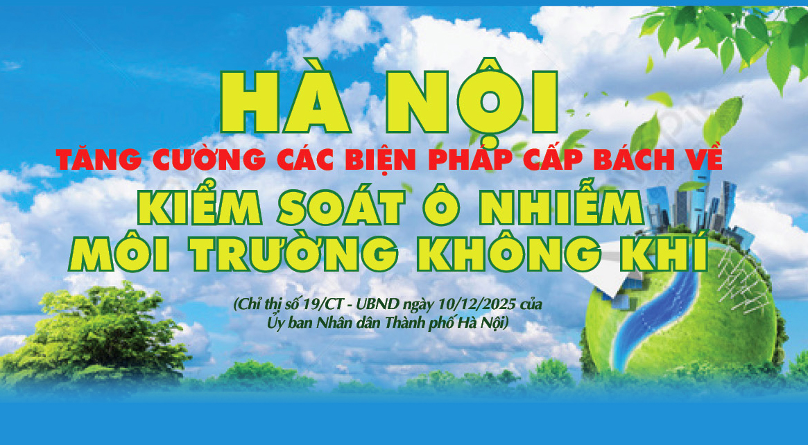 Hà Nội tăng cường các biện pháp kiểm soát ô nhiễm môi trường không khí